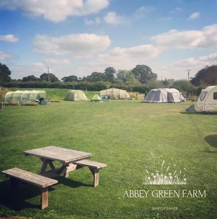 Glamping Tent At Abbey Green Farm Villa Whitchurch  Exterior photo